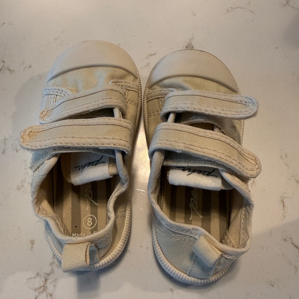 Pehr, Recess Sneakers, Sand, Size Toddler 8